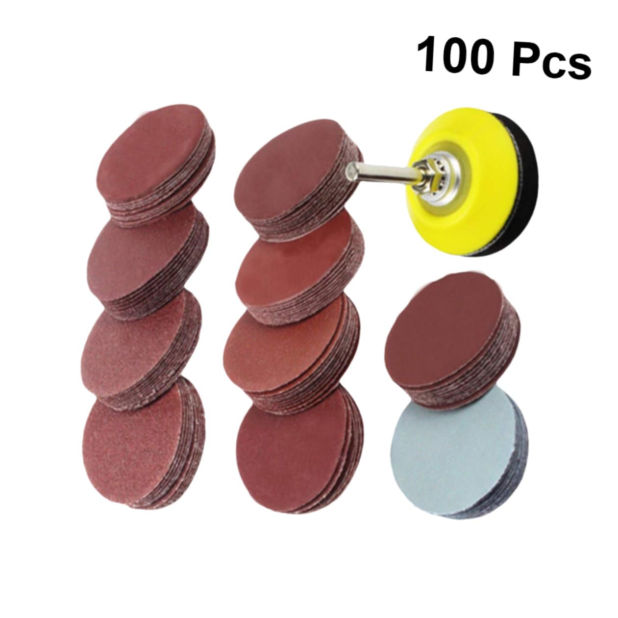 Healvian 300pezzi Dischi Abrasivi Platorello Da Kit Completo Di Vetrata Per Utensili Rotanti Per Levigatura