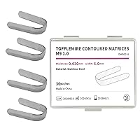 Vista 7 de 30 bandas de matriz de tofflemire dental, matrices contorneadas dentales, matriz contorneada ortodóntica, bandas de matriz de acero inoxidable