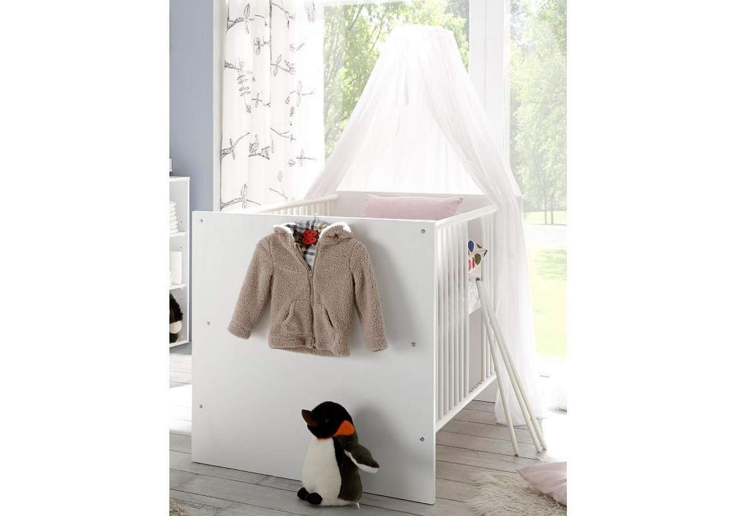 Sienna Kinderzimmer Komplett-Set 20064 - Babyzimmer 7 TLG. Komplett Set Baby Komplettset mitwachsend (Asteiche)