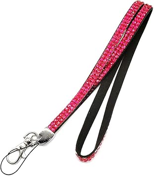 Amazon ネックストラップ ラインストーン キラキラ デコ ローズ かわいい おしゃれ 首掛け スマホ カメラ 社員証 名札 Idカード スマホアクセサリー スマホグッズ スマートフォン デジカメなどの落下防止に Sslink ストラップ マスコット 通販