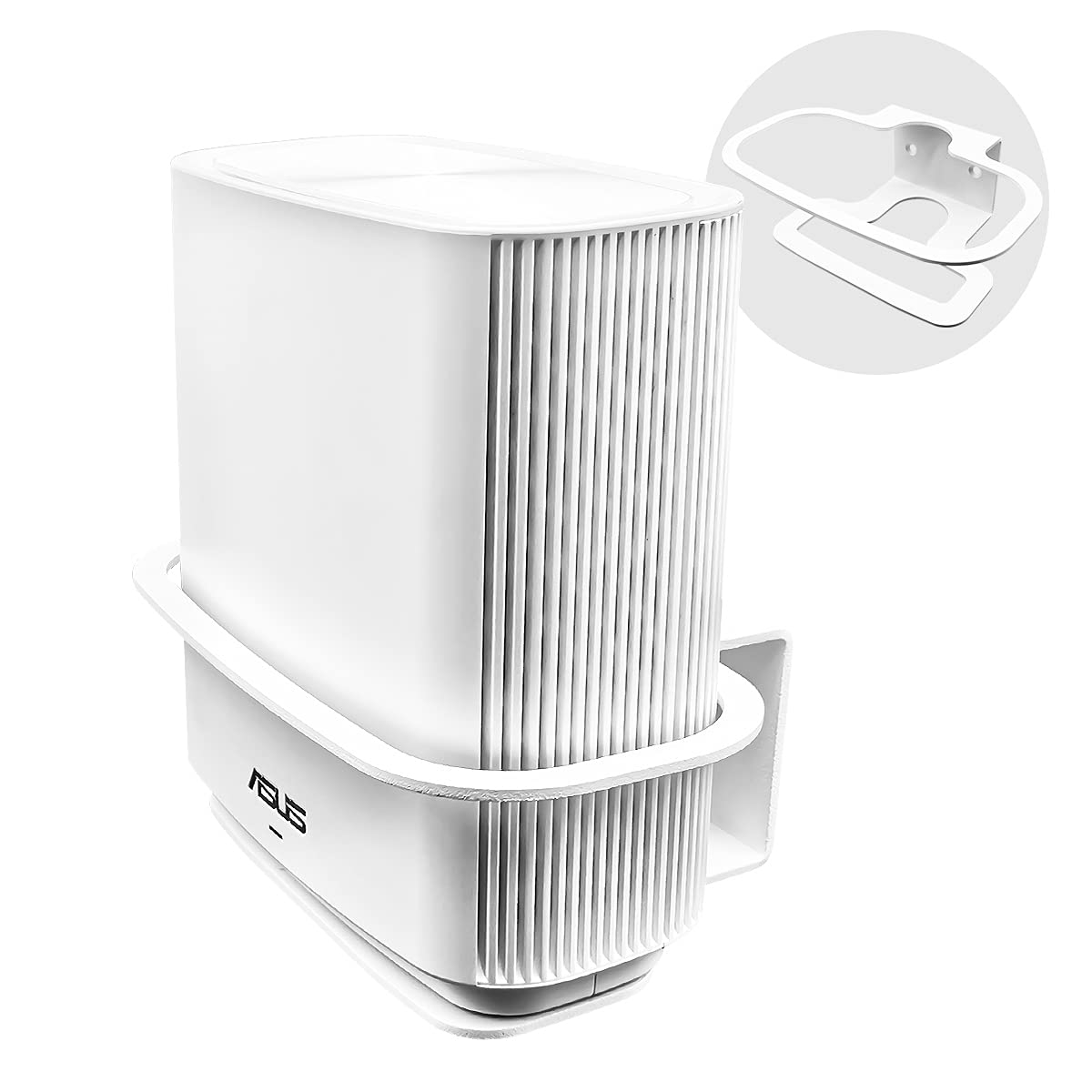 ZenWiFi AX6600 Wall Mount Holder,Made Sturdy Metal Wall Mount Stand,Compatible with ZenWiFi AX Whole-Home Tri-Band Mesh WiFi 6 System (1-Pack)