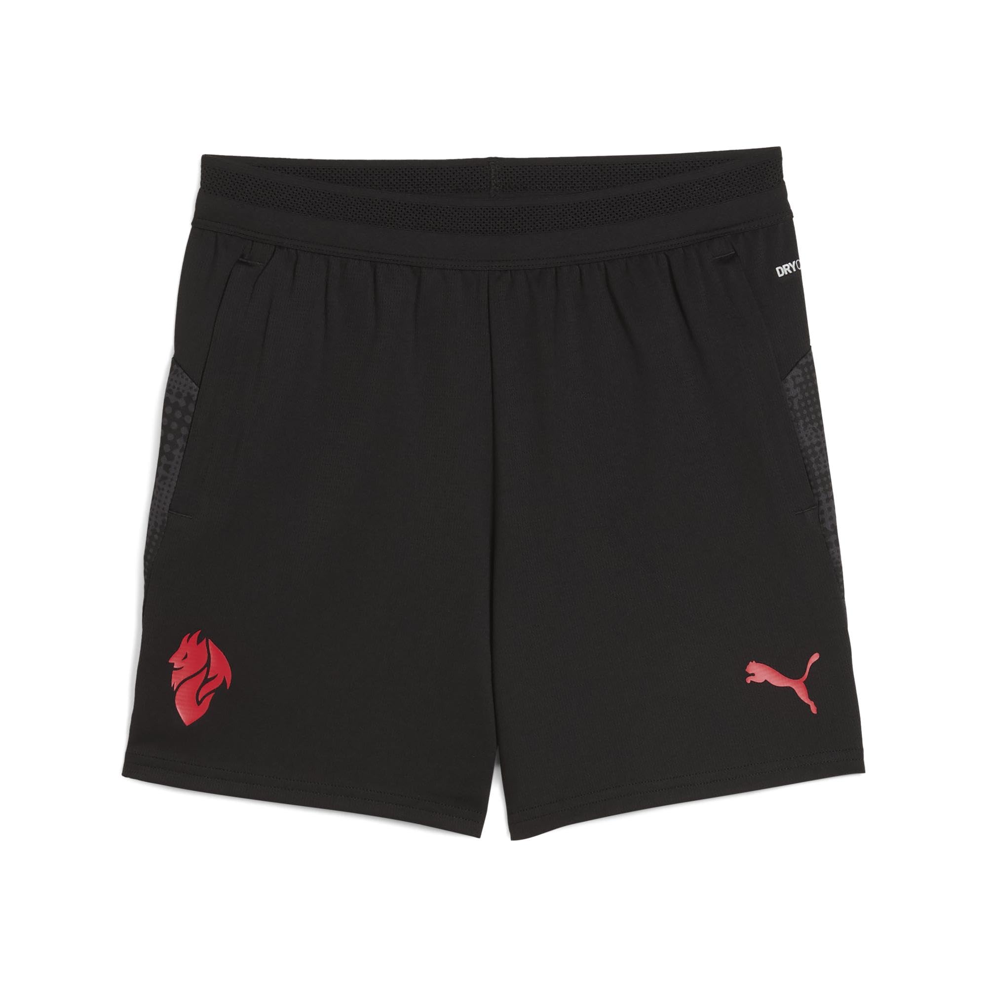 A.C. Milan - Pantaloncini Training con Tasche Bambino, Shorts Gara da Allenamento, Stagione 2025/2026, Prodotto Ufficiale, Bambino