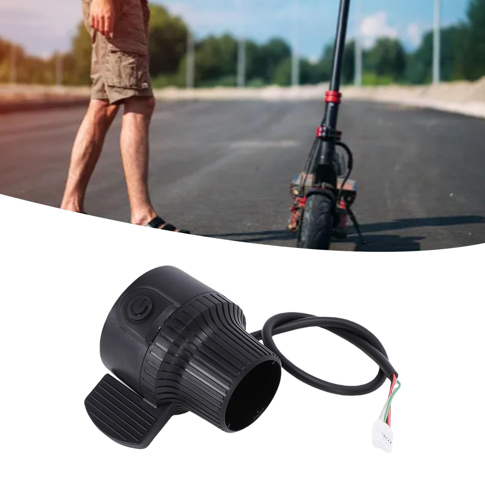 Acceleratore a Pollice Acceleratore di velocità per KuKirin G2 G3 G4, Sensibile in Gomma per Scooter Elettrico