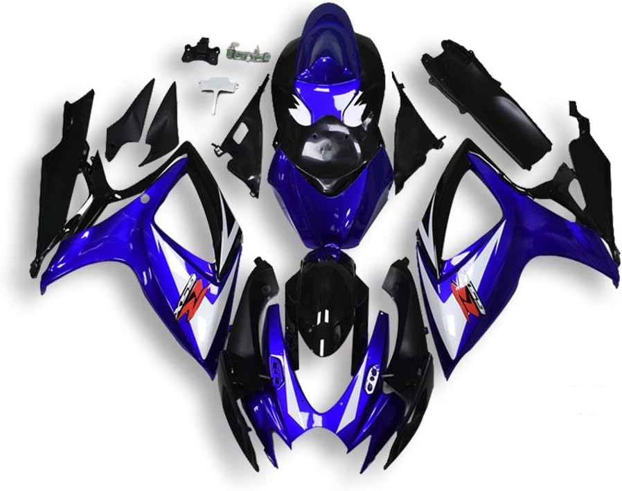 Plastic Light Blue Fairing Fit for Suzuki 2006 2007 GSXR 600/750 Injection ABS Bodywork New Aftermarket Bodyframe Kit Set 06 07 GSX-R 600 750 Y18