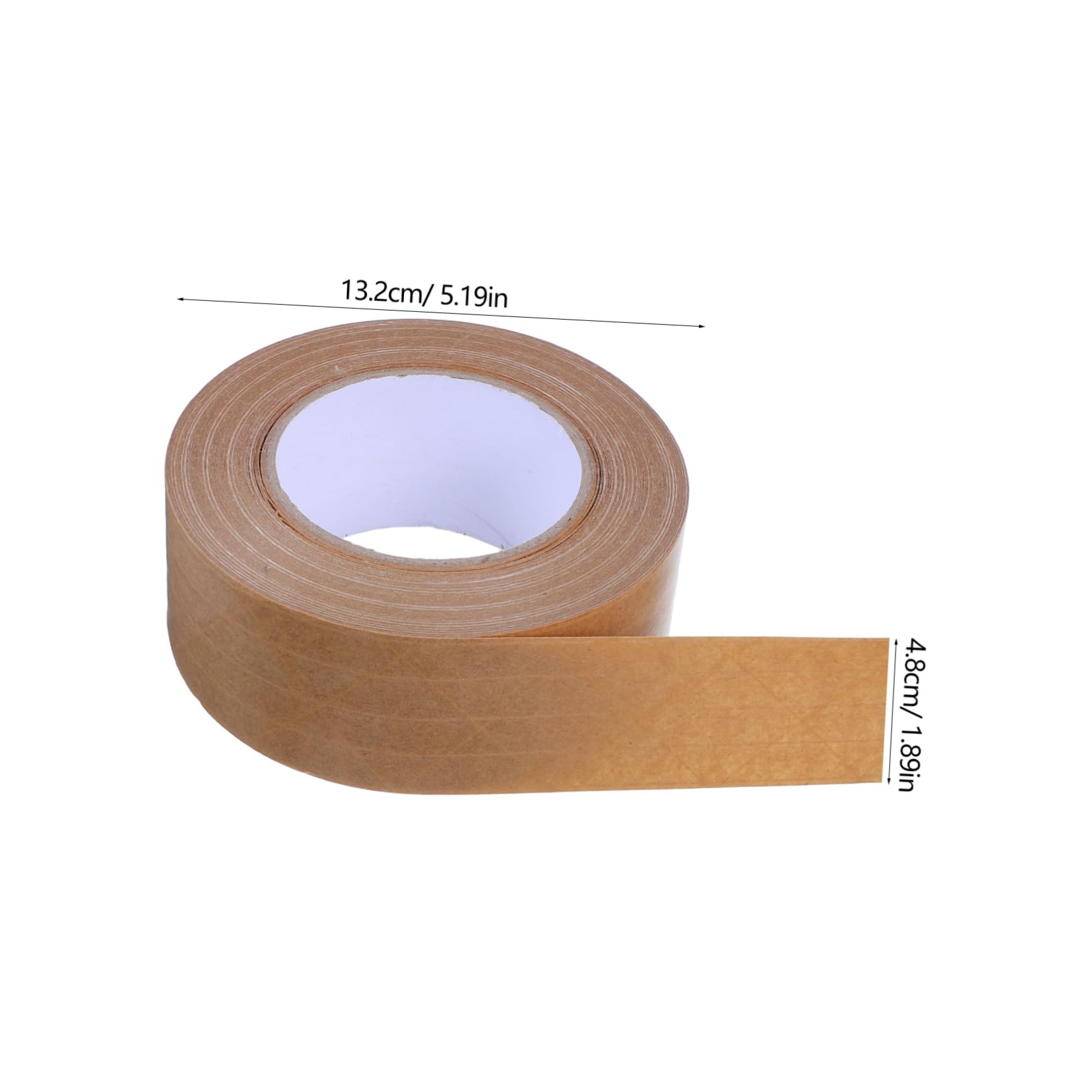 Gatuida 3pièces Ruban Adhésif Emballage Papier Kraft Inscriptible Ruban De Fermeture Renforcé Haute Résistance Pour Colis