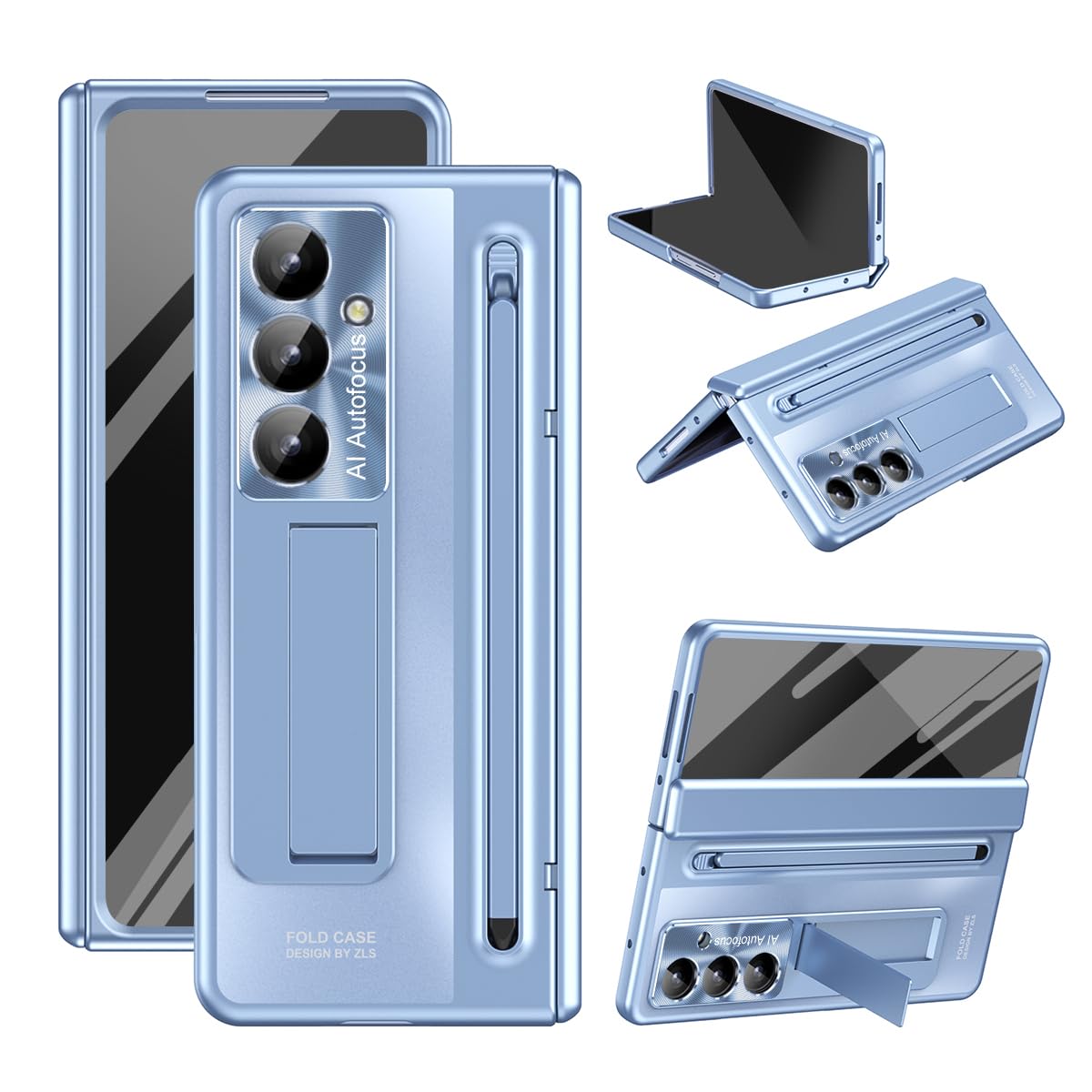Coque Samsung Z Fold 7 anti-chute avec verre écran et protège-objectif - 8