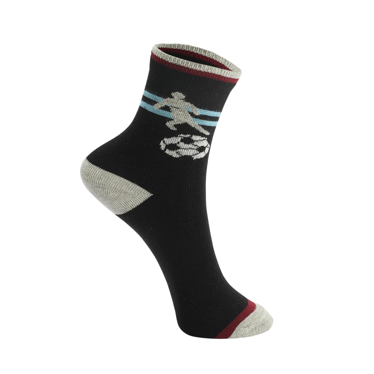 SOCKRAVE Kids Boys Socks - Printed Cotton Kids Socks | Soft & Comfortable Sock for Boys | Stylish & Durable Boy Sock for Everyday - Pack of 5 Pairs (Age 8-11 Years, Multicolor) 3