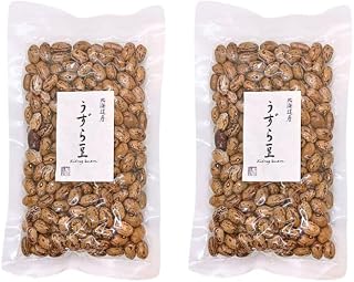 【べにや長谷川商店】北海道産 うずら豆 200g×2袋【国産 いんげん豆 煮豆 希少 タンパク質 食物繊維 豆ごはん 豆カレー サラダ 煮物】
