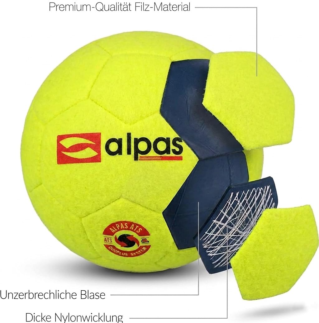 alpas Filz 2.0 Hallenball/Hallenfußball/Indoorfußball in Gr. 4 oder 5
