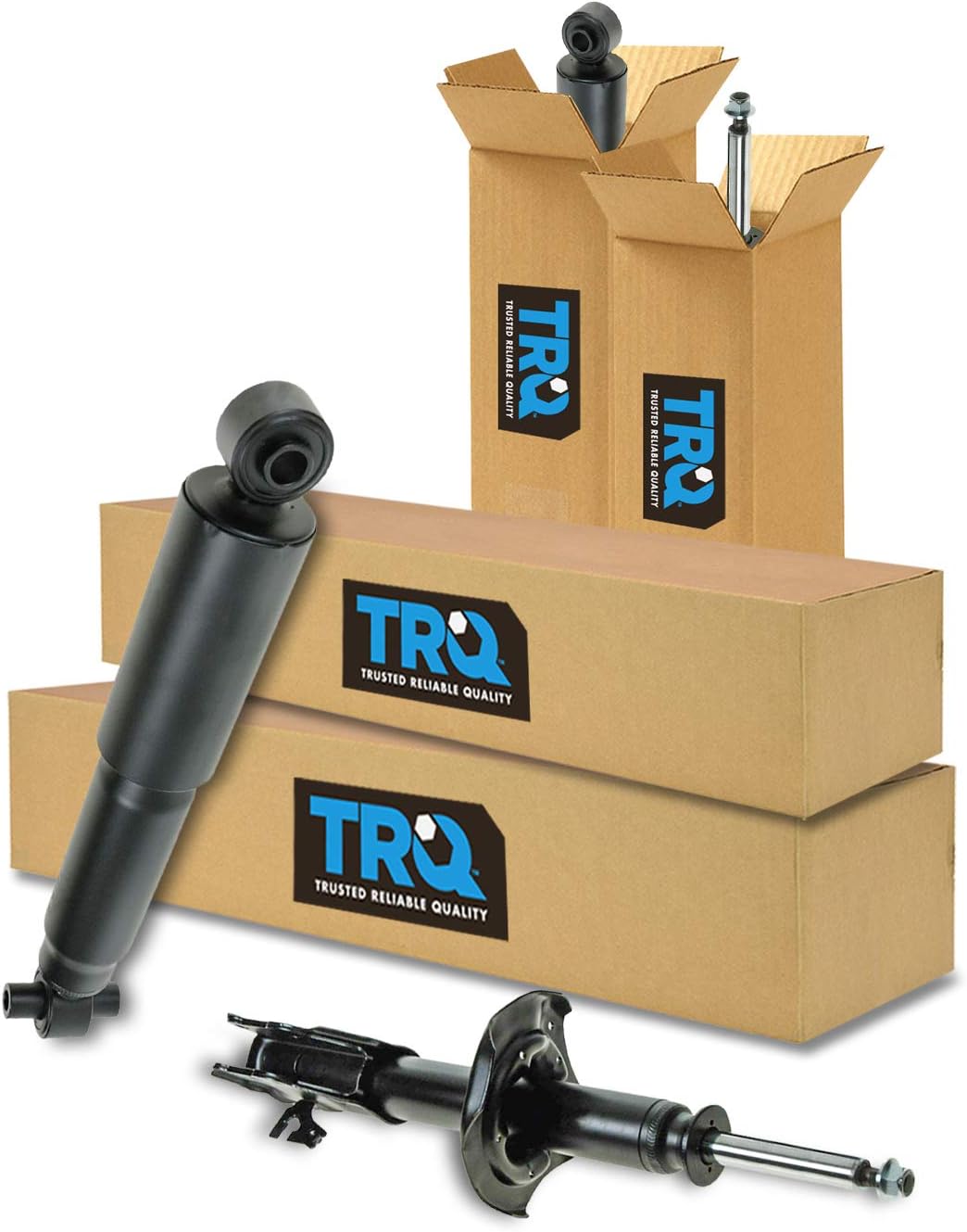TRQ Front and Rear Shock & Strut Kit Shock Absorber Strut Assembly Compatible with 2000-2006 Mazda MPV