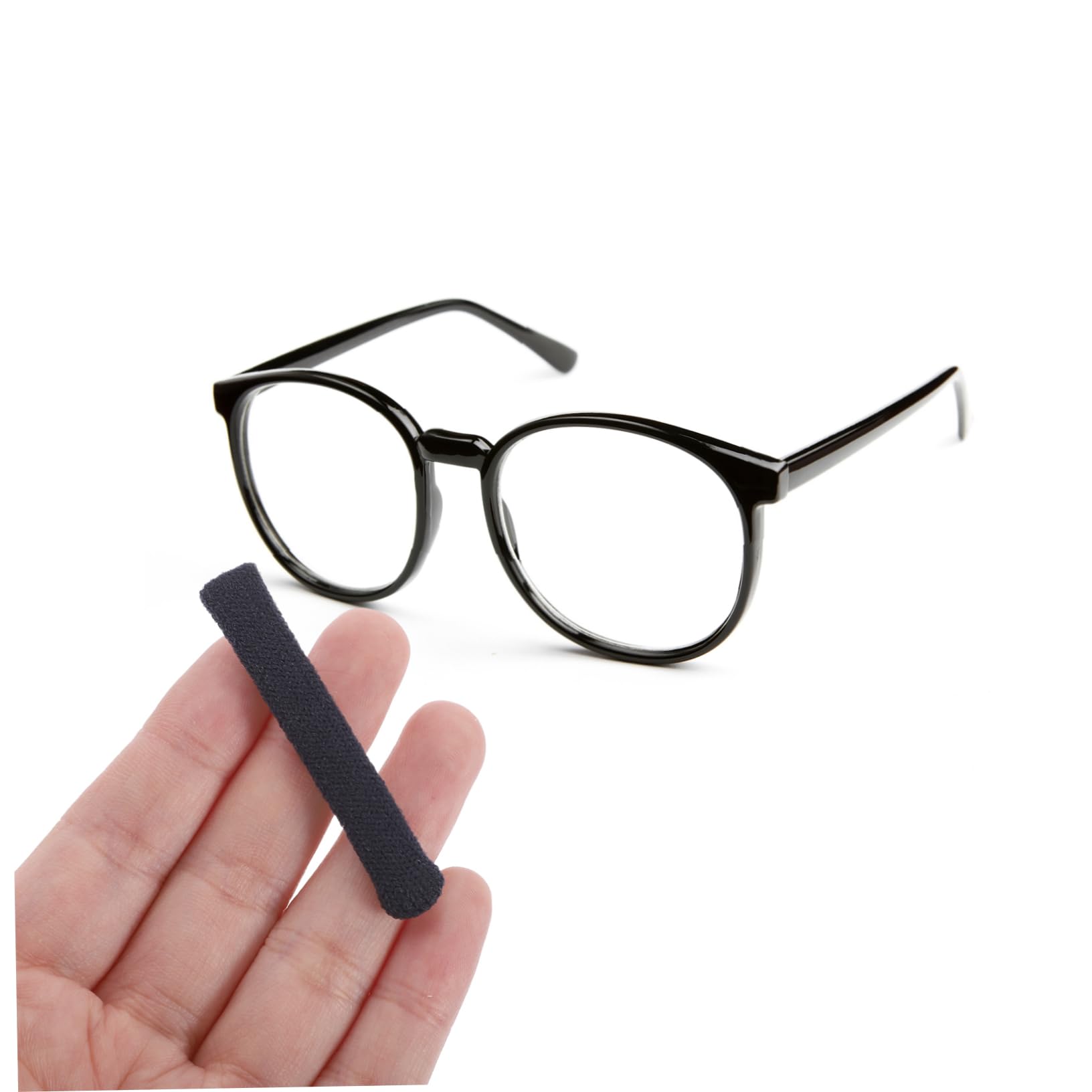 Holibanna 2Pairs Non Slip Eyeglasses Temple Sleeves Stretchable Knitting Ear Grips for Glasses Comfortable Slip Cushions for Sports and Daily Wear