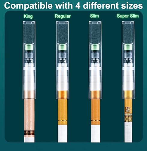 Miniatura 3 de ZOBO Filtros de cigarrillos desechables, 10 capas microporosas multifiltrantes para reducir las manchas de alquitrán y humo (100 por paquete) diseño