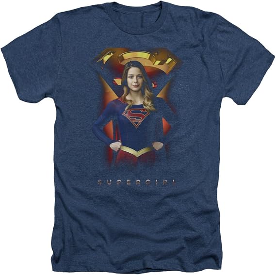 Costume Superhero Supergirl T-shirt Damen SuperGirl Mens Standing
