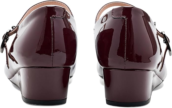 Женские туфли ECCO Elevate Modern Wedge Mary Jane, цвет: Красный — фото 4