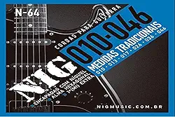 Cordas Para Guitarra, Rouxinol, 010/046, Tradicional