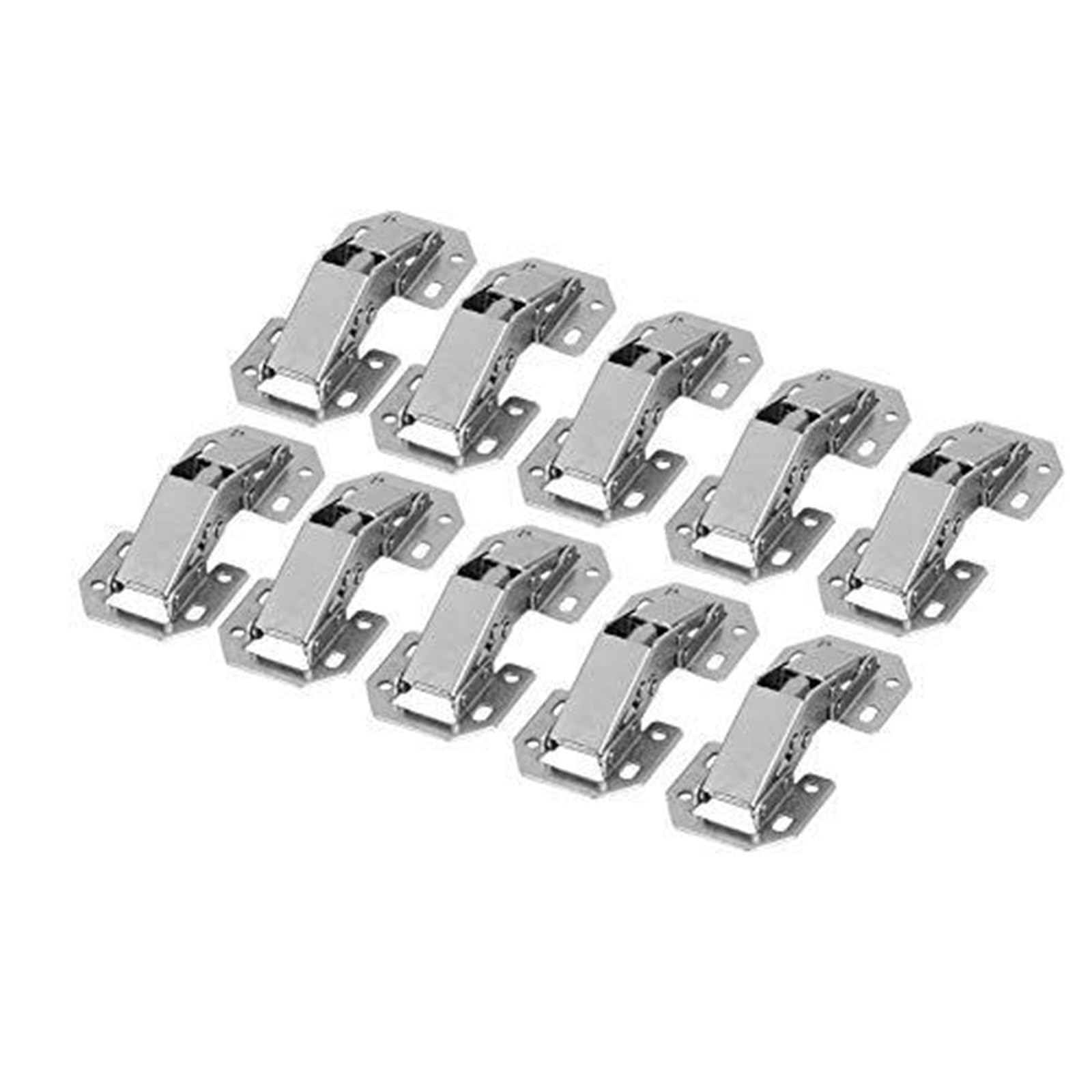 Brass Pivot Drawer Hinge 10PCS Stainless Steel Cabinet Hinges 4.134 Inch