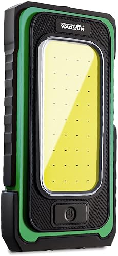 Miniatura 9 de WARSUN Luz de trabajo LED, luz de trabajo recargable, luz de trabajo magnética portátil, luces de inundación solares LED impermeables para acampar