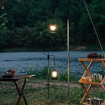 【Wild Land】Stand Light（スタンドライト）キャンプライト Amazon.co.jp: アウトドアライトスタンド アイアン吊り下げ