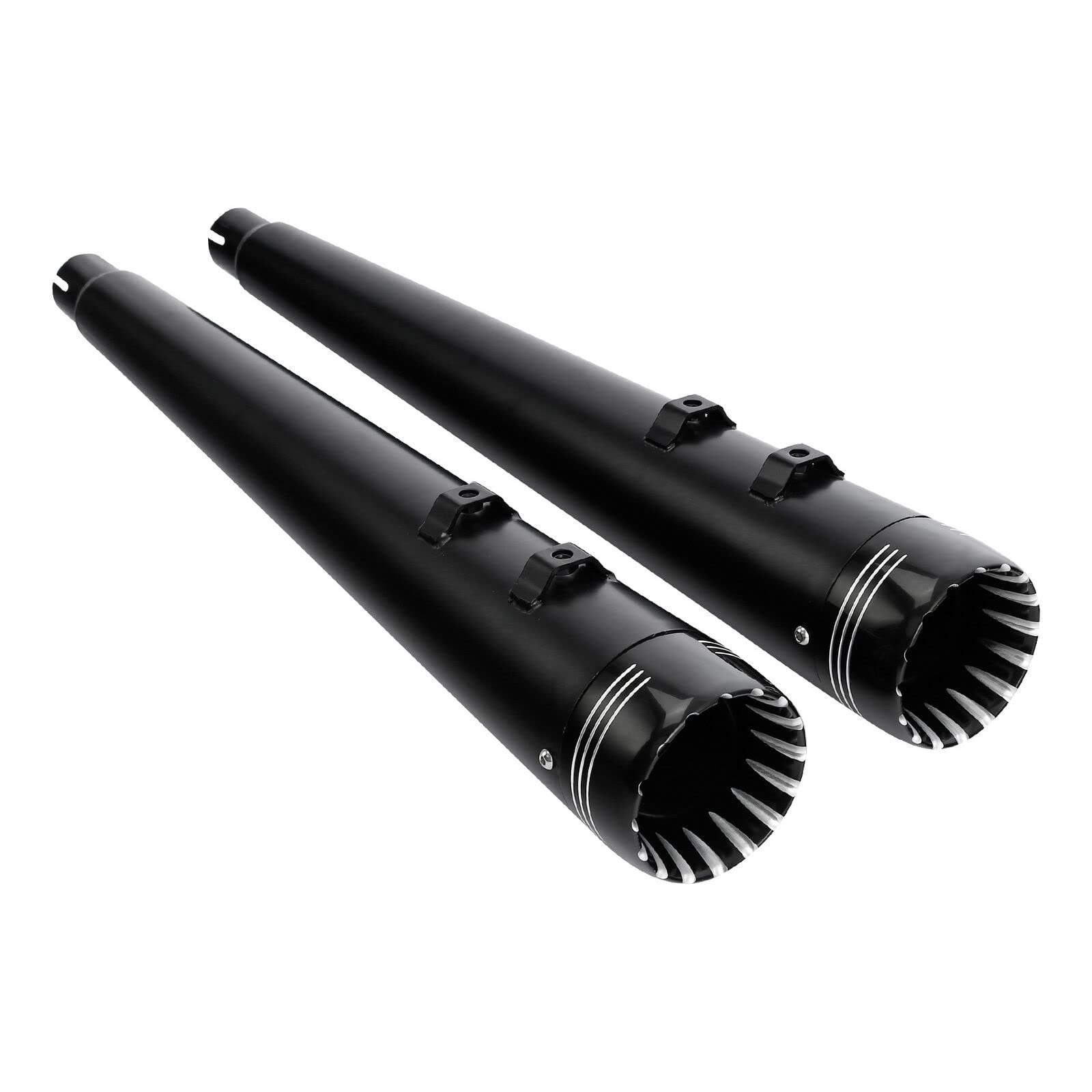 4 "Megafono Slip On Silenziatore Tubo di Scarico per H&Arley Touring Street Glide Road King 1995-2016 Parti del Motociclo