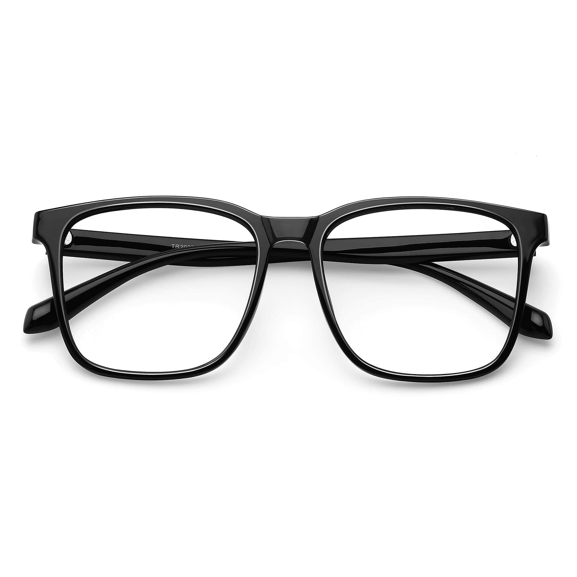 TEAPLMTT Oversized Square Blue Light Blocking Glasses Anti Glare Computer Glasses
