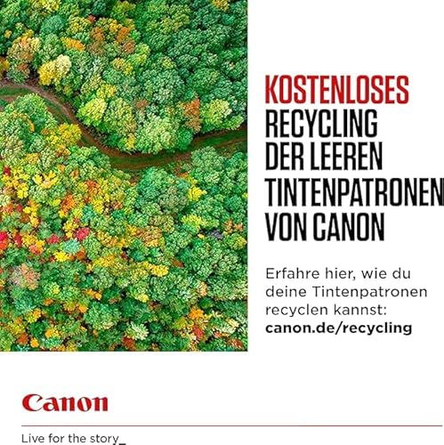 Canon Tintenpatronen & Papier-Multipack - PG-545XL/CL-546XL Original Druckerpatronen 2er Pack (1 x Schwarz, 1 x Farbe) & 4x6 Fotopapier (50 Blatt)