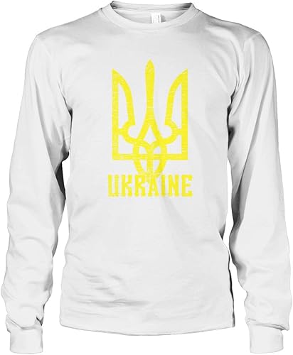 Miniatura 9 de Cybertela Camiseta de manga larga con escudo de armas ucraniano para hombre