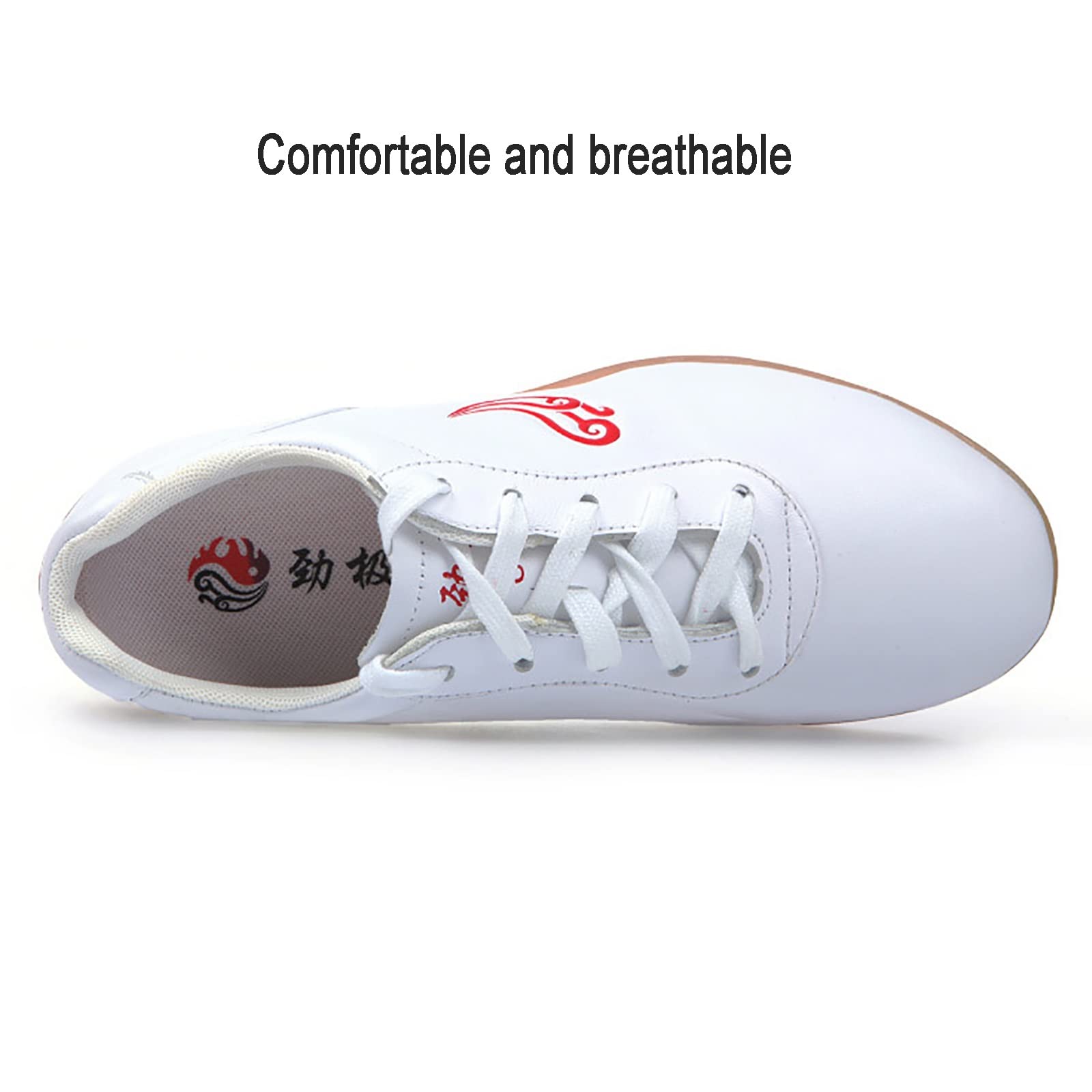 Scarpe per arti marziali Tai Chi per uomini e donne, scarpe da allenamento per boxe con fondo del tendine di manzo antiscivolo leggere e traspiranti, per scarpe da taekwondo Tai Chi Kung Fu