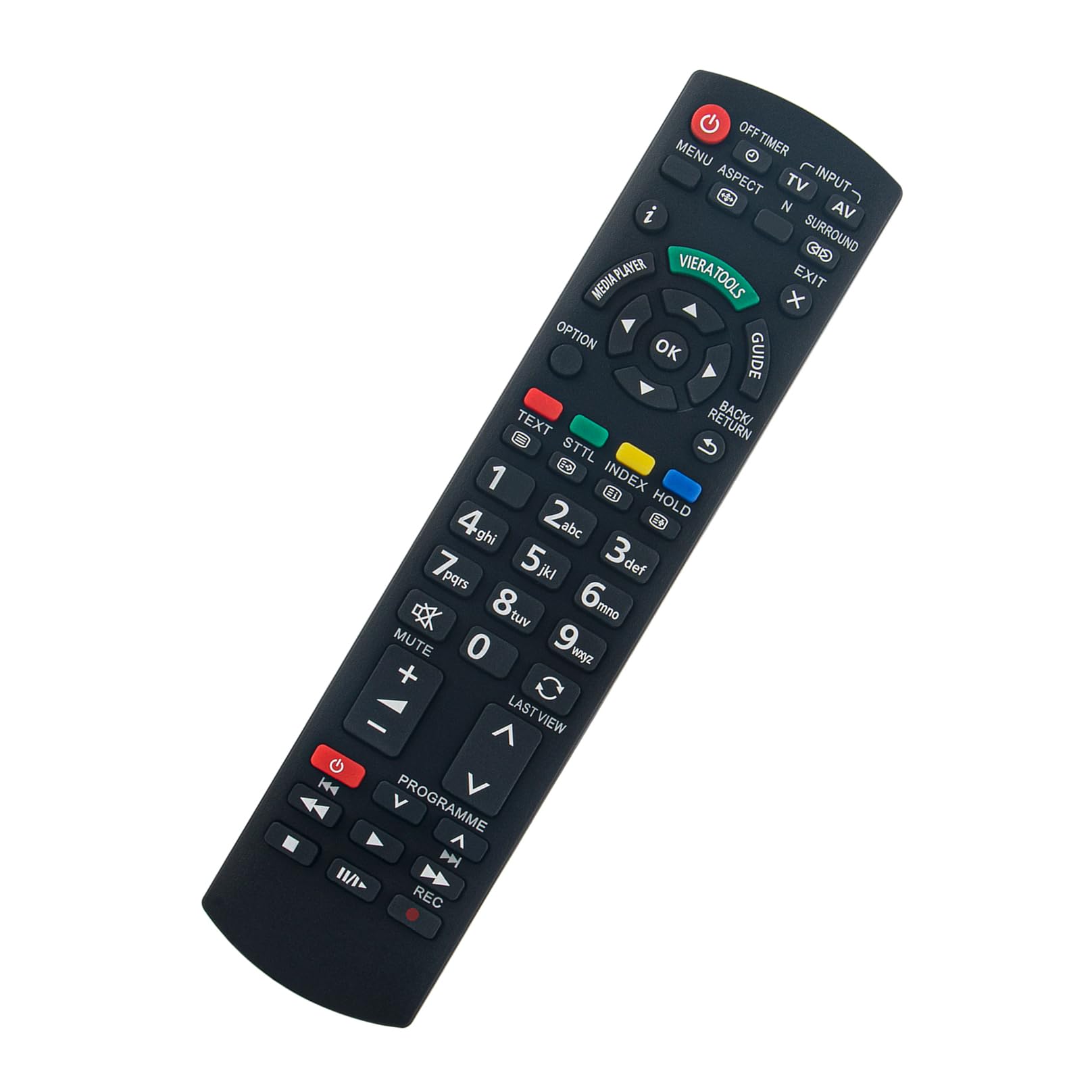 N2QAYB000717 Replacement Remote Control -VINABTY-fit for Panasonic Viera Plasma TV N2QAYB000717 remote control TX-L32EM5B TX-P42X50E TX-P50X50E TX-L50EM5B TY-ST42PX5W TX-L39EM5B - Image 2