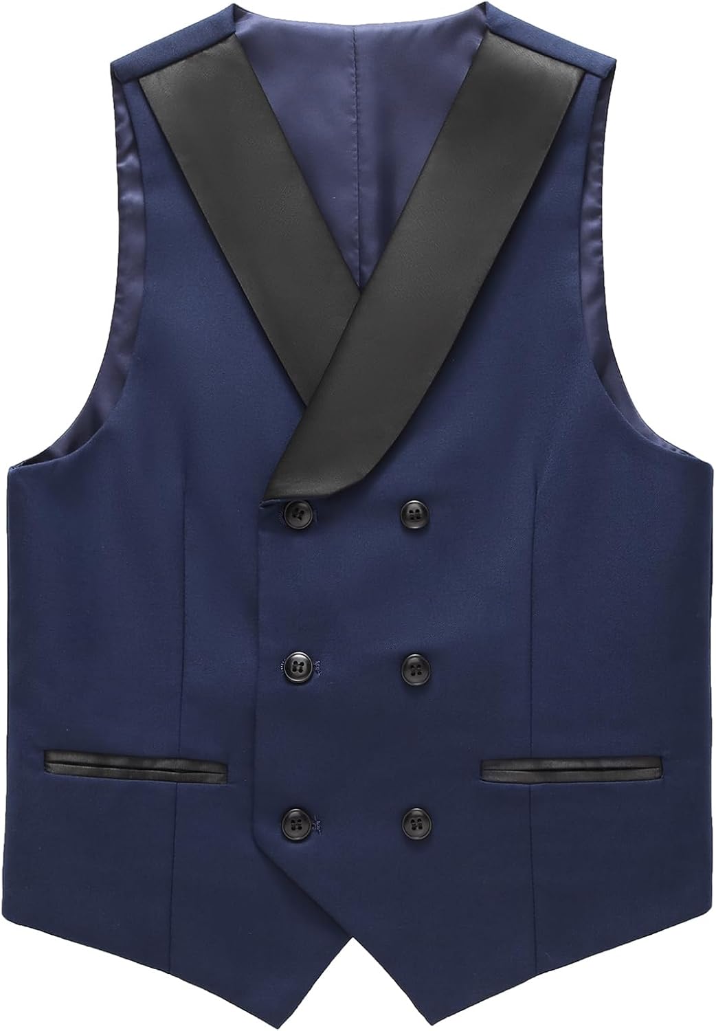 Lamgool Boys Tuxedo Suit 3 Piece Slim Fit Set with Blazer Jacket Vest Pant Kids Formal Outfit for Wedding Prom Size 6-20 - Image 5