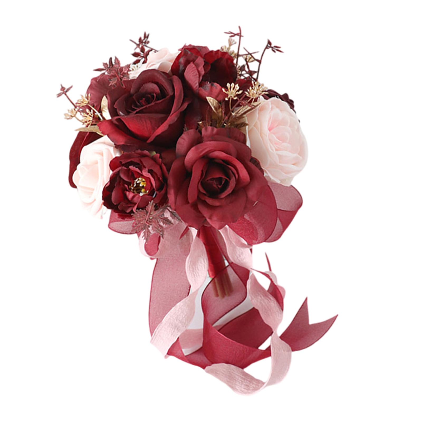JSGHGDF Wedding Bouquet Bridal Holding Flowers Bridesmaids Wedding Flowers for Weddings Photoshoots and Decorations Bride Bouquet