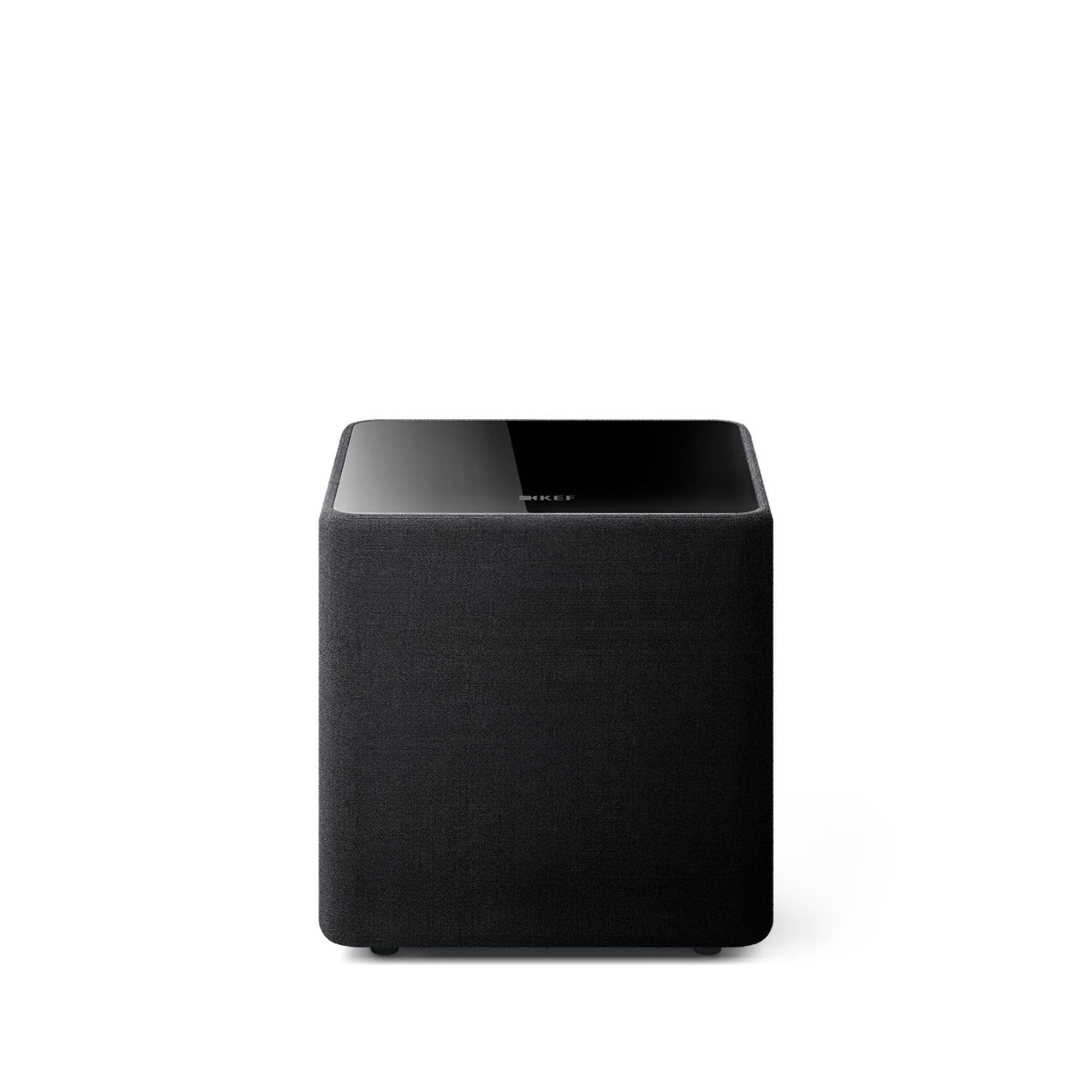 KEF Kube 8 MIE Caisson de Basses Noir 300W RMS 8 Pouces iBX Intelligent Bass Extension