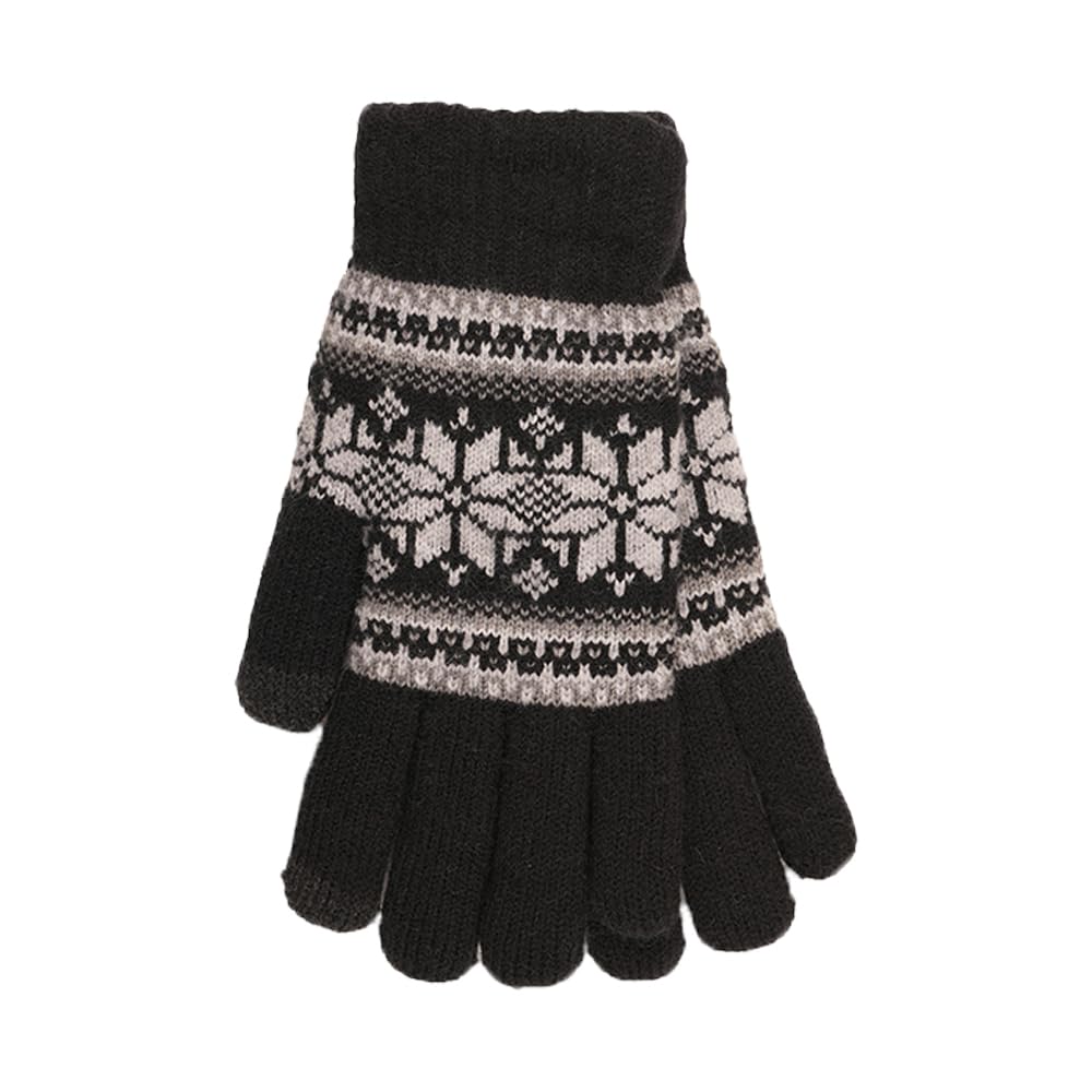 Undercover Men's Black Fleece Lined Touch Screen Gloves Gl1184