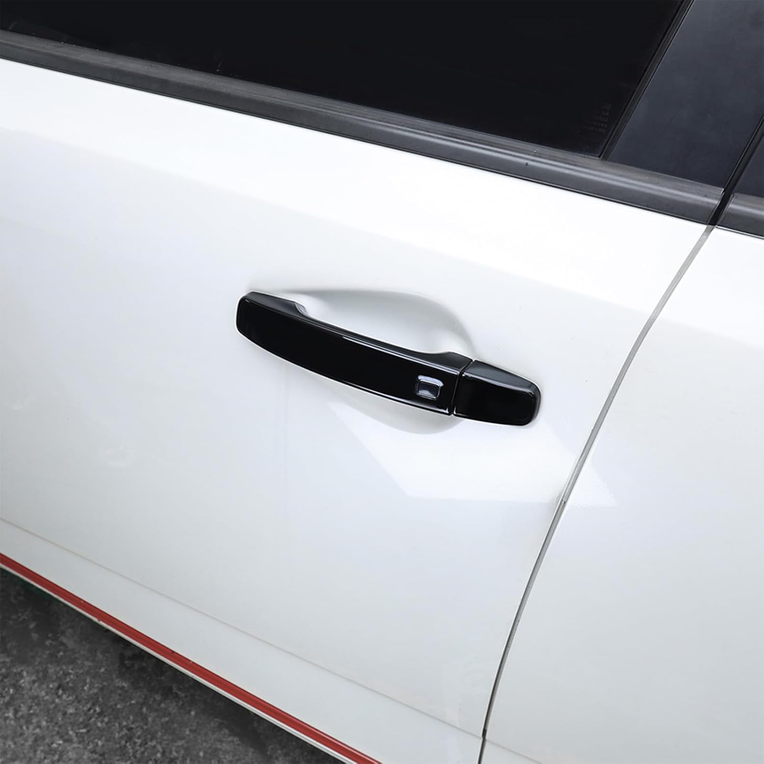 Car Exterior Door Handle Cover, 1 Set Outside Door Handle Cover, Compatible with Kia Soul GT 2020-2025 Accessories (Gloss Black)