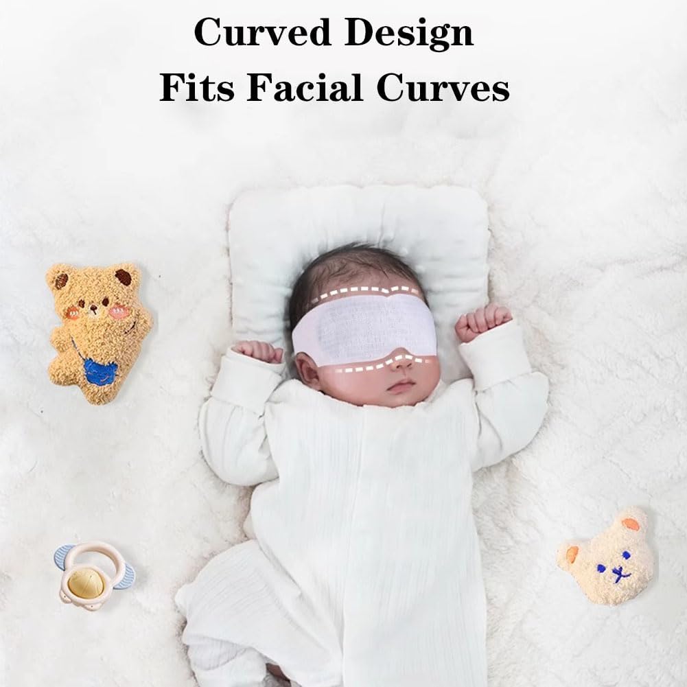 3 Packs Baby Sleeping Eye Mask Disposable Newborn Sleep Eye Mask Safety and Health Newborn Special Sleep Shade - Image 3