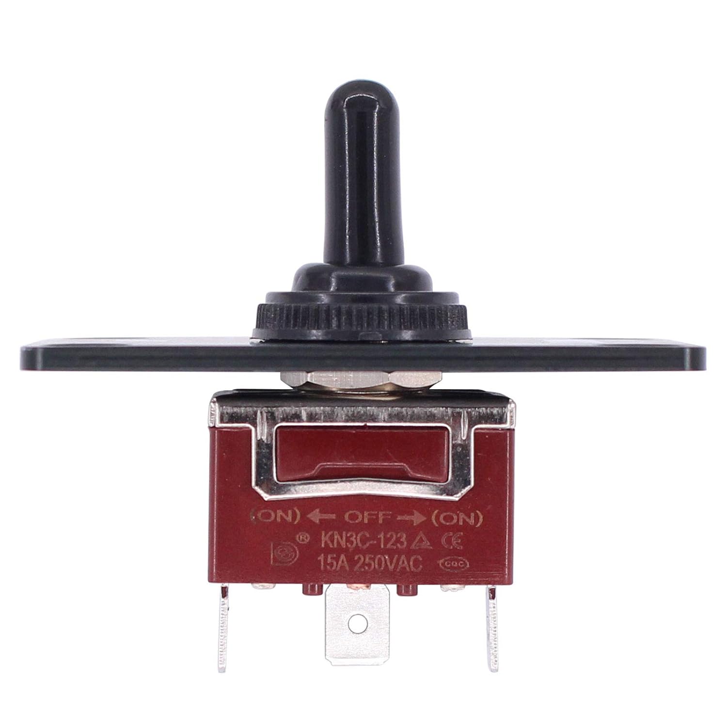 XtremeAmazing Marine Rocker Toggle Switches for Boat 12V 15A On Off On Up Down 3Pin Momentary Panel Control Trim Switch : Sports & Outdoors