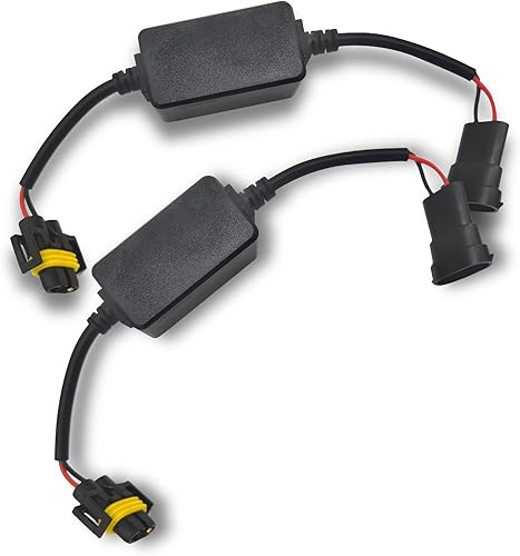 Miniatura 8 de 2 unidades LED Canbus sin errores antiparpadeo resistor decodificador, decodificador LED, 9004HB1 resistencia de decodificador de bombilla para