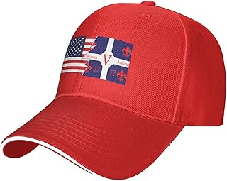 Flag of Vincennes, Indiana and America Baseball Cap Adjustable Classic Golf Dad Hat for Men Women Caps