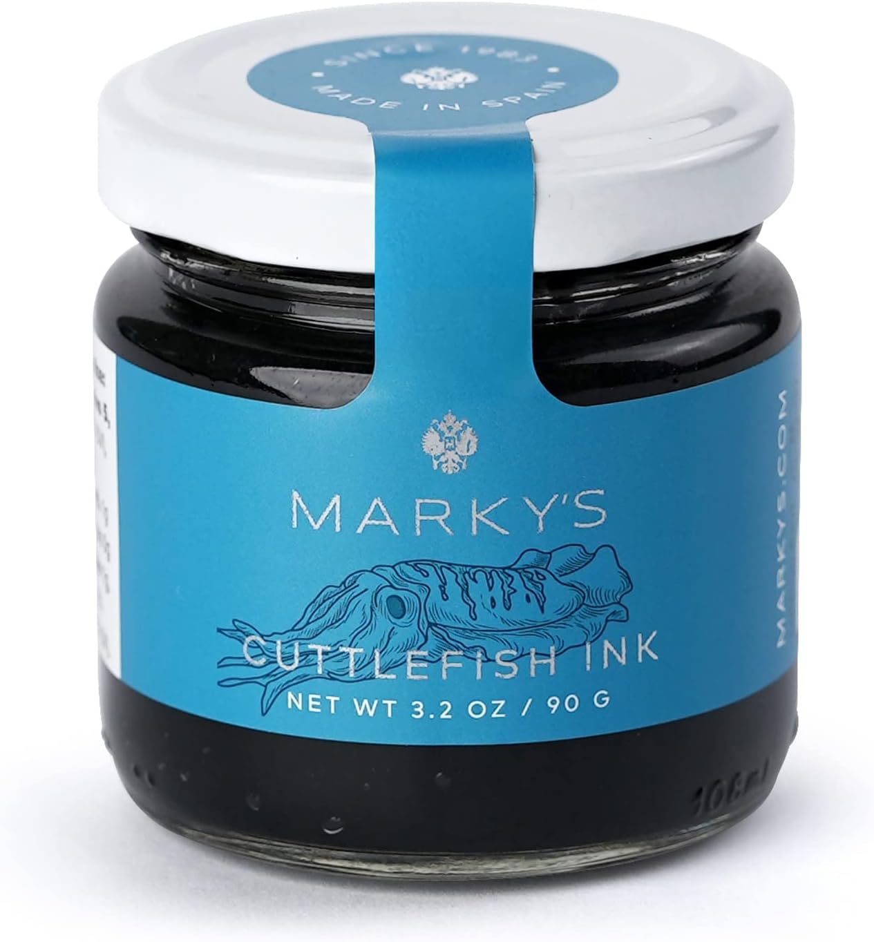 Marky's Cuttlefish Squid Ink Imported from Spain - 3.2 OZ / 90 G - Food Coloring Tinta Calamari Squid Ink Pasta
