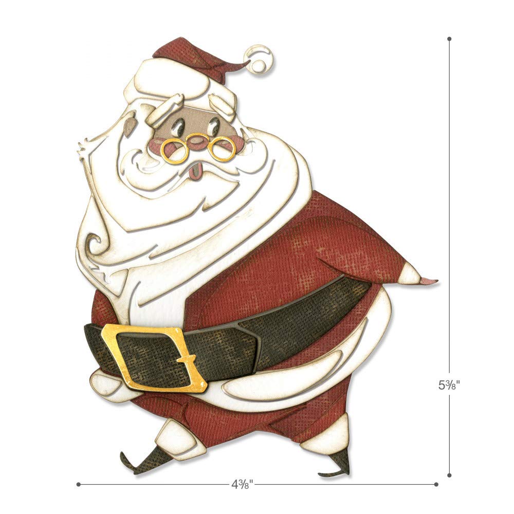 Sizzix Troquel Sizzix Thinlits Die Set 11 piezas - Alegre Papá Noel