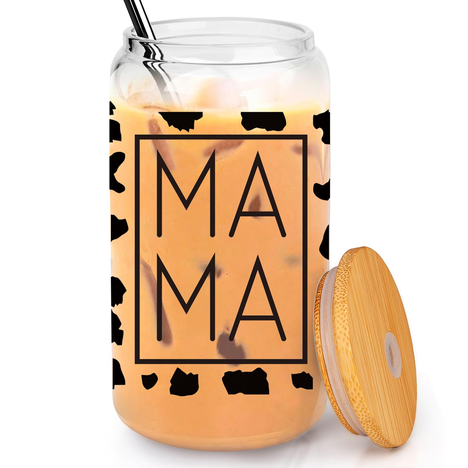 16 oz Mom Beer Can Glass - Perfect for Mother's Day, Birthday, or Christmas Gifts