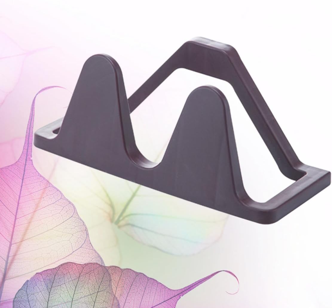 2pcs Wall-Mounted Shoe Storage Rack Traceless Punch-Free Organizer Holder for Canvas Shoes and Slippers in Bathroom Coffee Color Pp Material Shelf