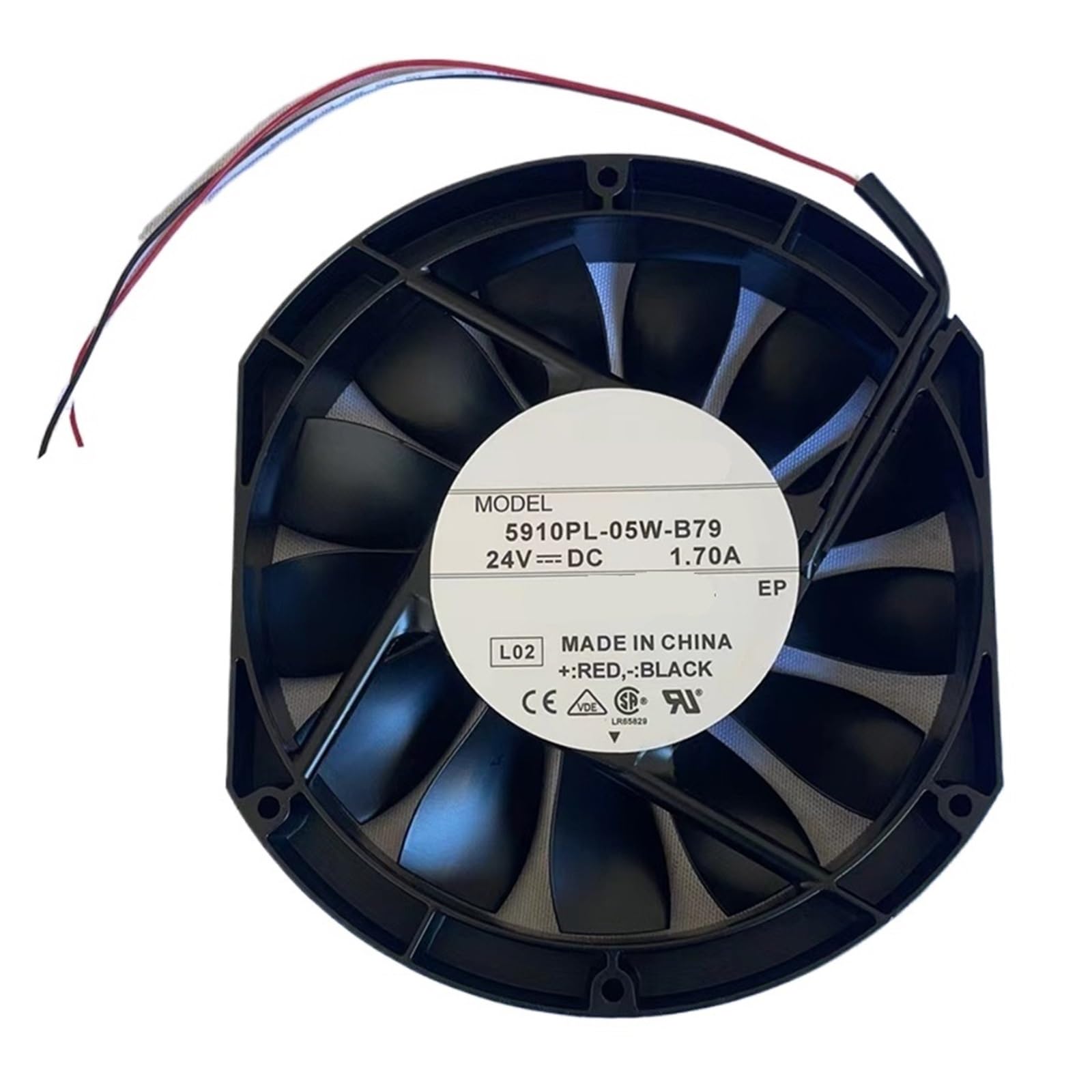 YMUGUEGH 172 * 150 * 25mm 5910PL-05W-B79 7000 24V 1.7A COOLING FAN