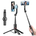 Kratos 41 Inch Magnetic Tripod Stand for iPhone, Aluminum Tripod with Strong Magnetic Holder for MagSafe Design Mobile Phones, 360° Rotation, BT Remote for Selfies, Vlogging & Travel gallery image