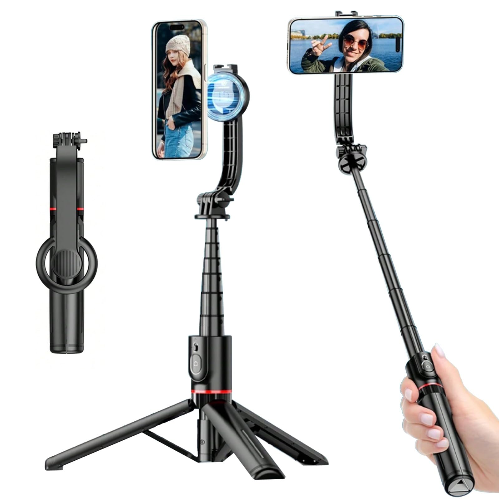 Kratos 65" Selfie Stick Tripod - Stable & Portable -30