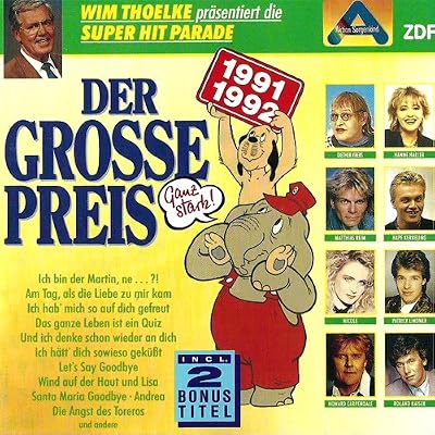 (Compilation CD, 18 Tracks, Various incl. Stefan Waggershausen - Die Angst Des Toreros) Diether Krebs - Ich Bin Der Martin, Ne.. / Matthias Reim - Ich Hab' Mich So Auf Die Gefreut / Die Paldauer - Schwarzer Engel Einsamkeit / Howard Carpendale - Let's Say Goodbye / Nicole - Und Ich Denke Schon Wieder An Dich u.a.
