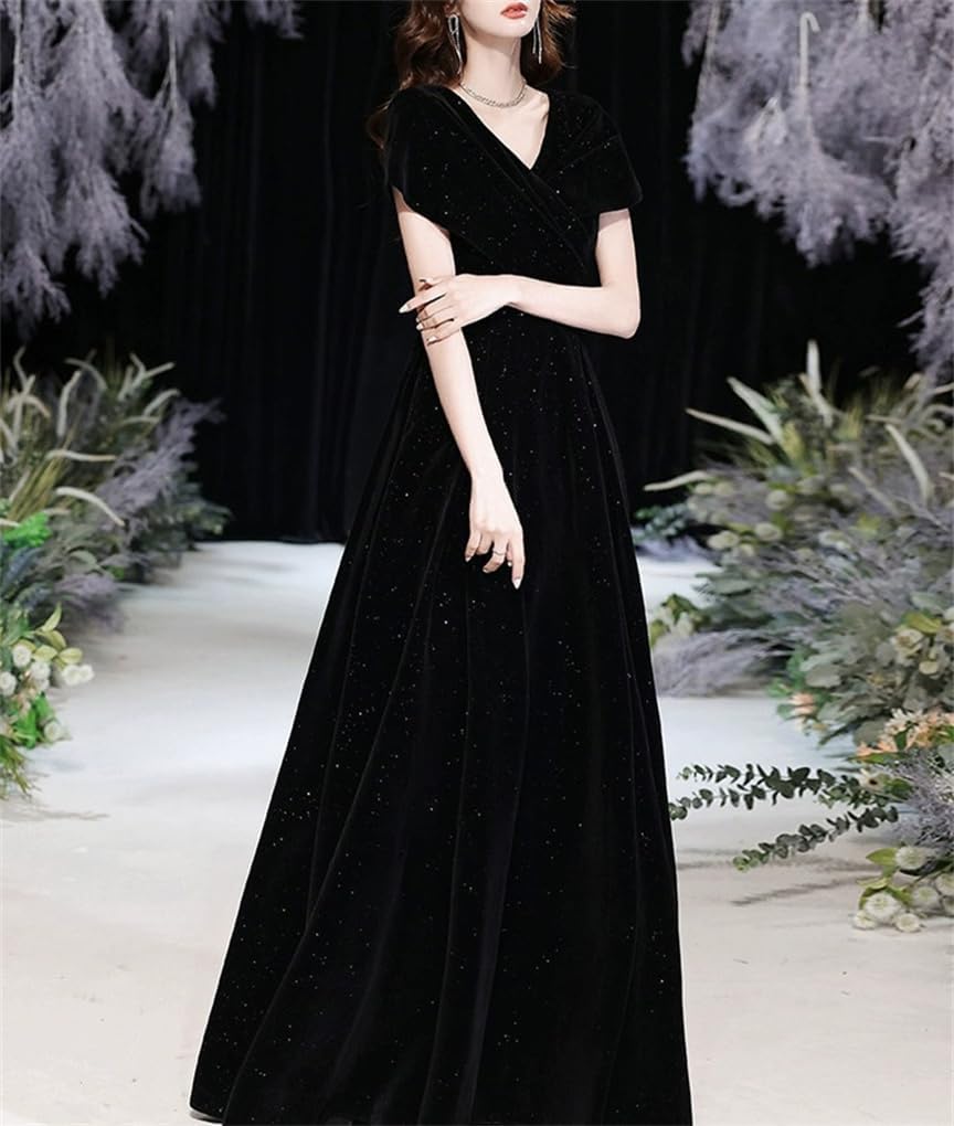 優美な流線型ロングドレス✨お洒落で魅力的なシルエット Amazon | [DYIOPMFGZ] CHUMO ロングドレス レディース ドレス
