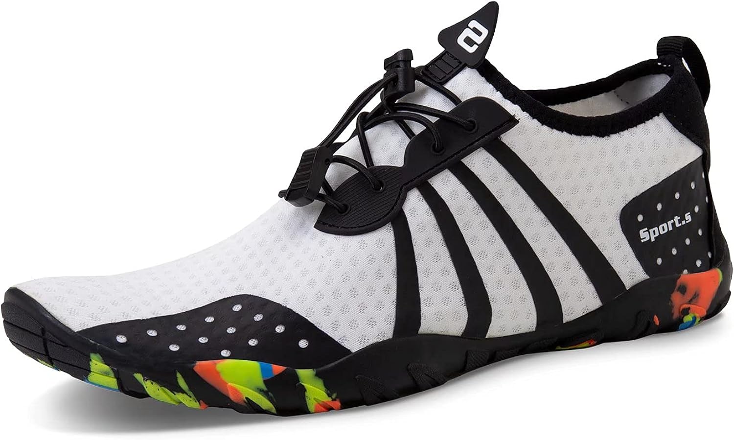  | YALOX Water Shoes Men's Women's Swim Shoes Outdoor Beach Barefoot Quick-Dry Aqua Pool Socks Swimming Yoga Surfing Exercise | Sandals