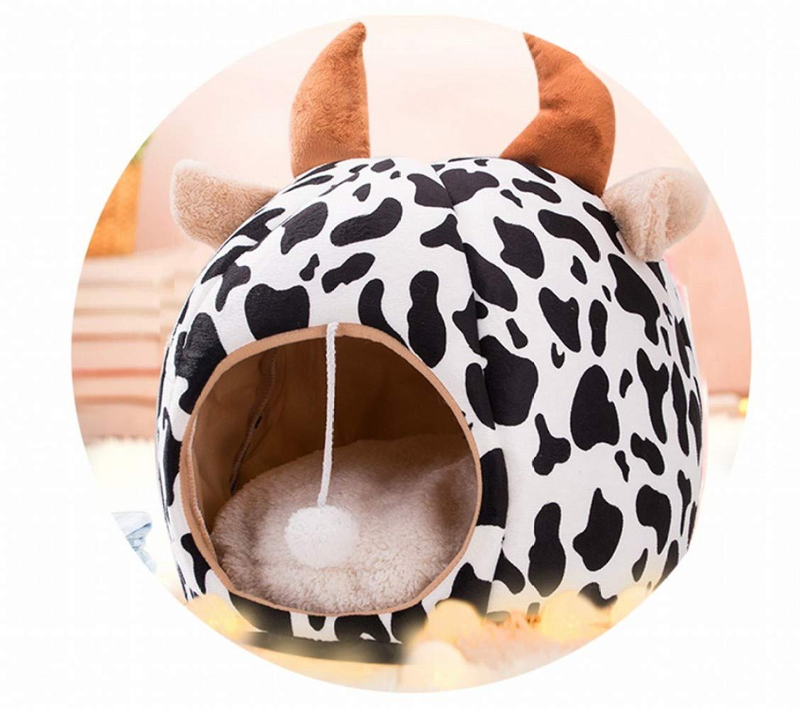 Niche chat amovible lavable pour protéger votre animal du froid en hiver