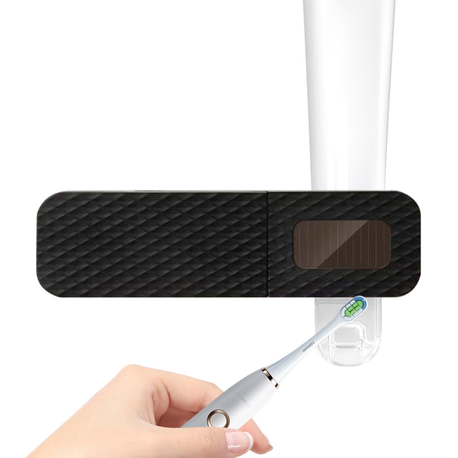 Support de brosse à dents adhésif intelligent au design minimaliste et durable