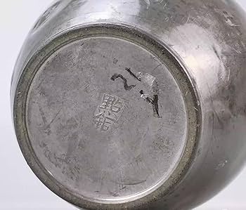 煎茶道具　古錫　点銅款　茶壷　茶心壷　重さ約269g　V　R5109 煎茶道具 古錫 点銅款 茶壷 茶心壷 重さ約269g V R5109